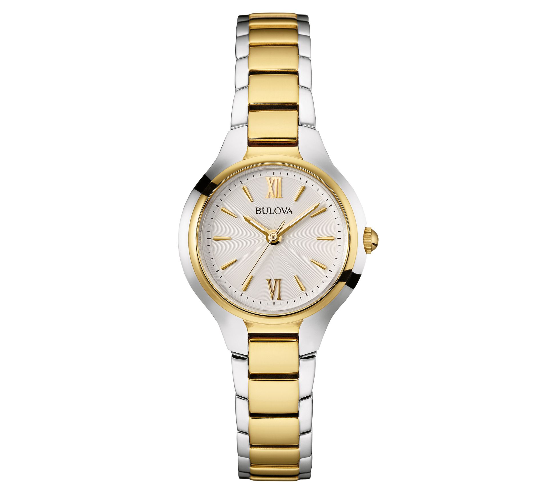 Bulova Women's Two-Tone Stainless Bracelet Watch - QVC.com