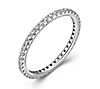 LuxLab Diamonds 0.50 cttw Lab Grown Ring, Sterling Silver, 1 of 4