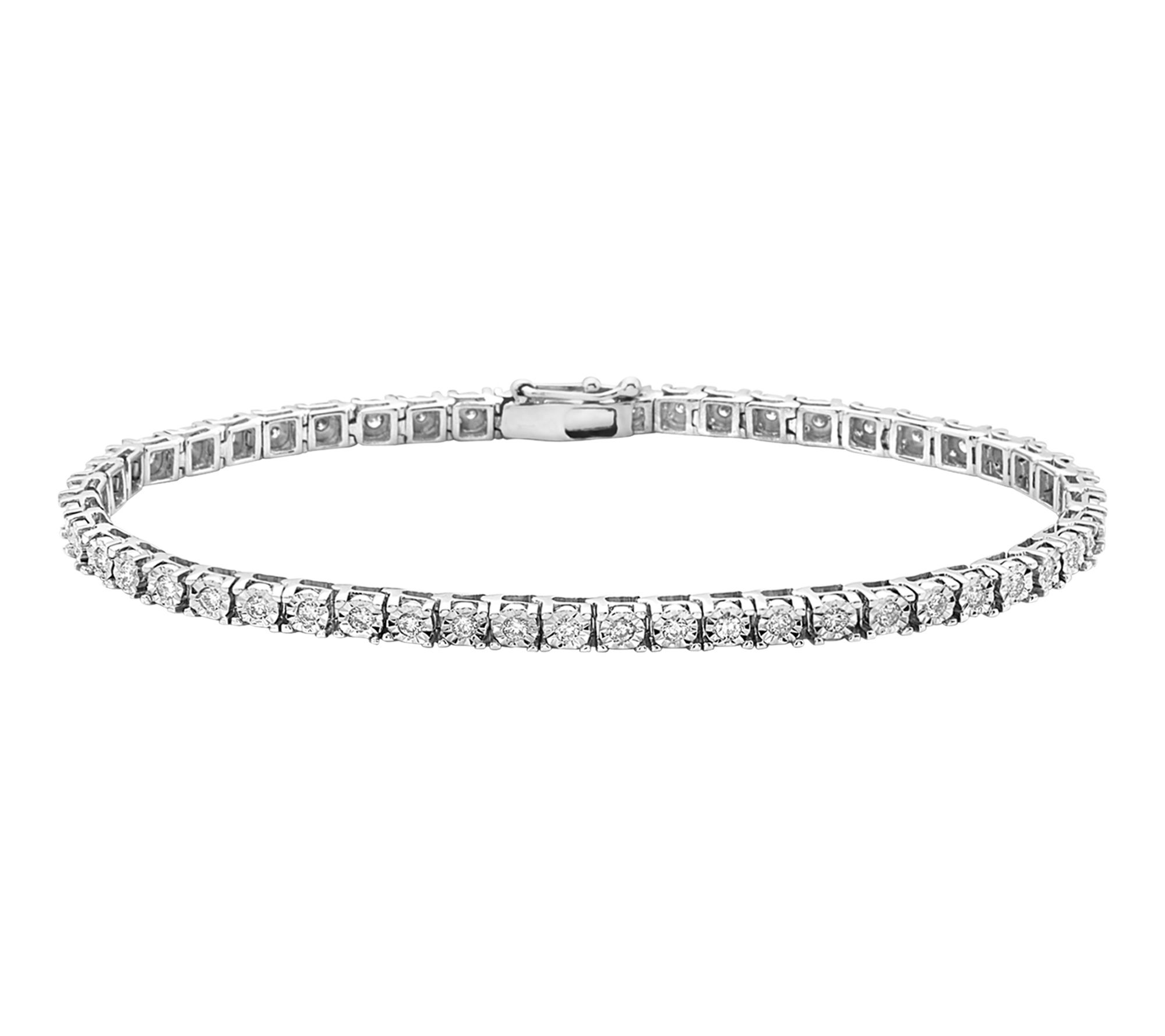 Effy Diamond Tennis Bracelet, 14K White Gold