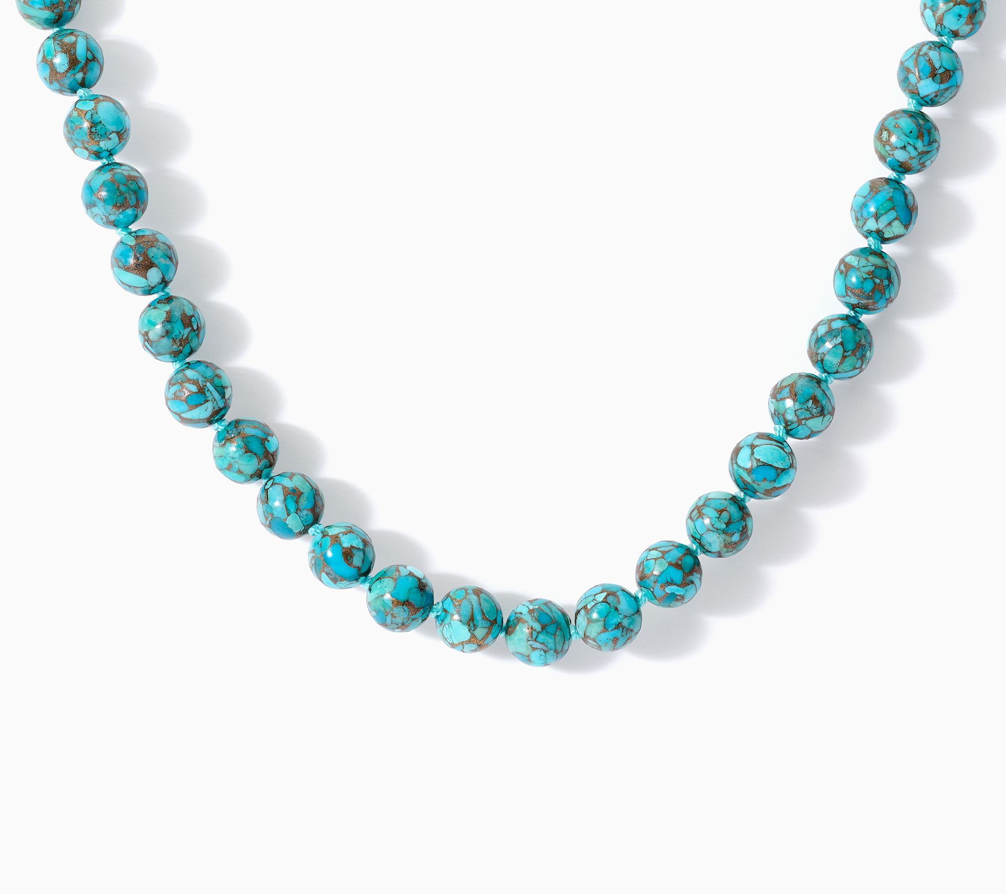 American West Turquoise Bead Necklace