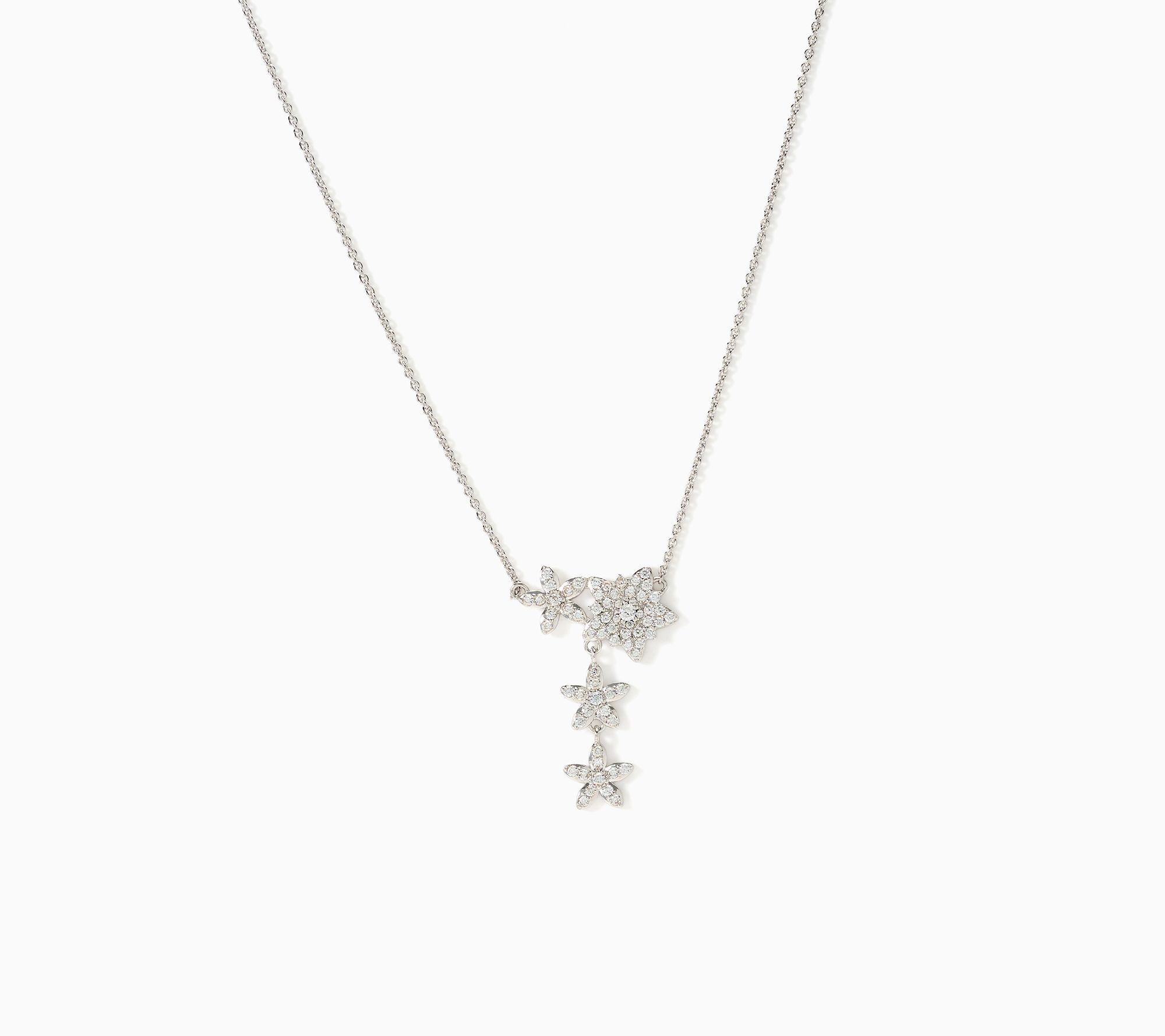 Diamonique x Kathy Levine Flower Child Necklace Bronze
