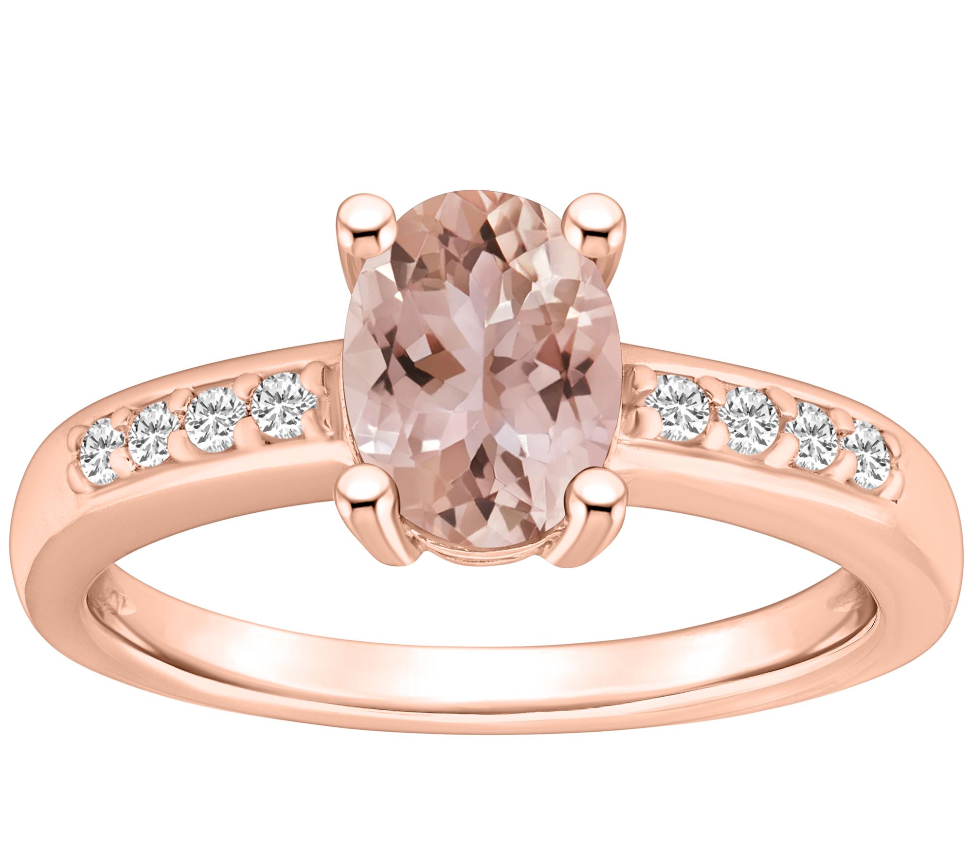 Morganite deals ring qvc