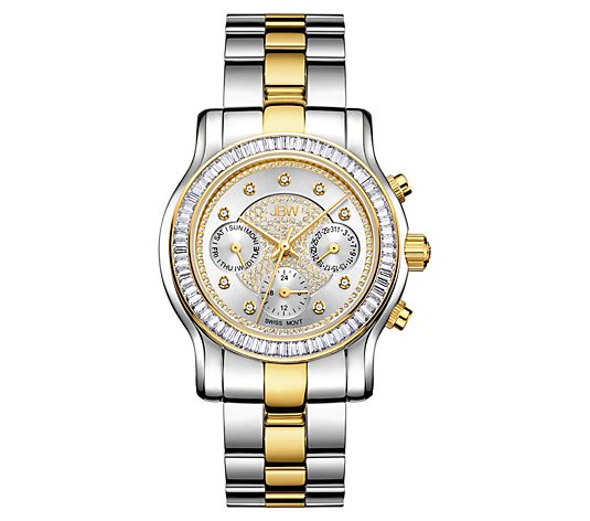 JBW Women's Laurel Diamond Two-Tone Stainless Watch