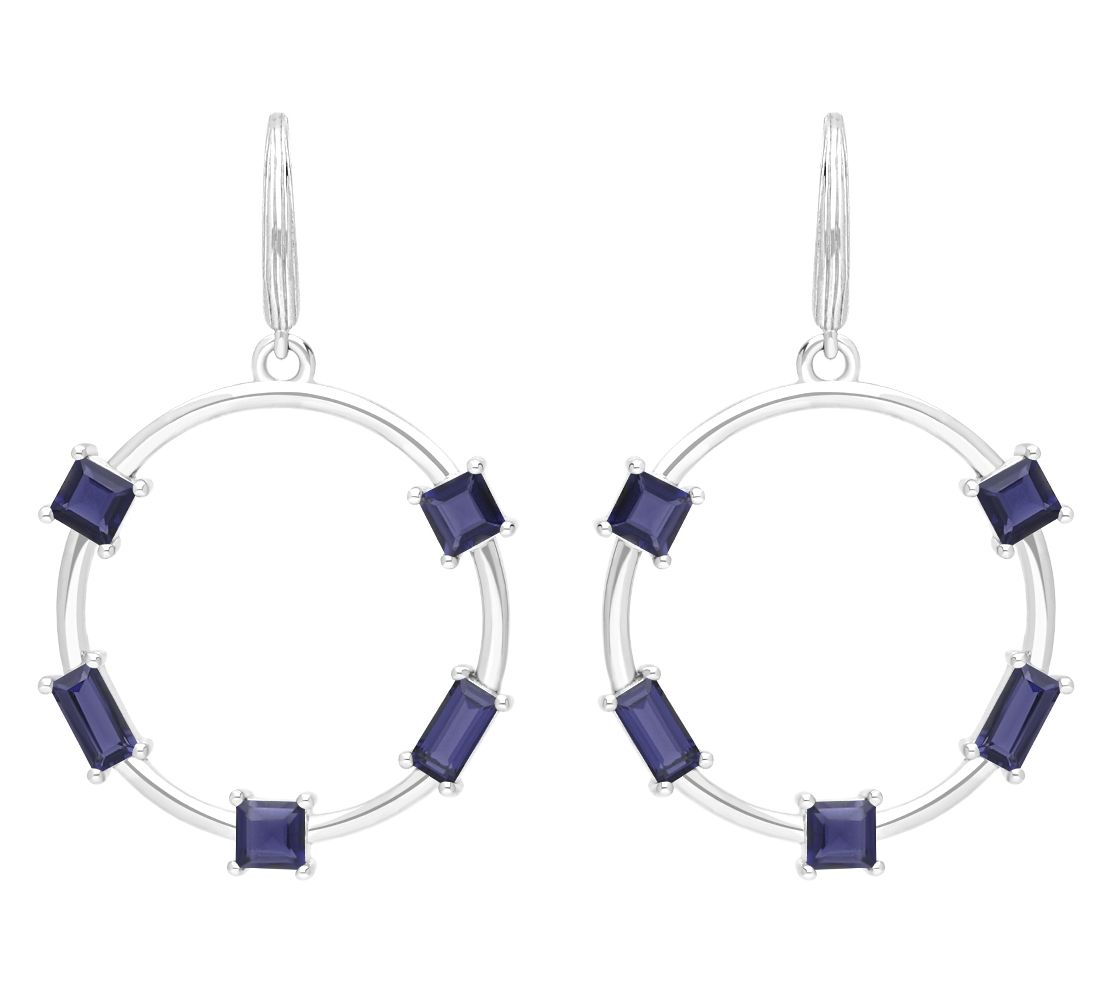 Ariva Sterling Silver Iolite Jolie Earrings