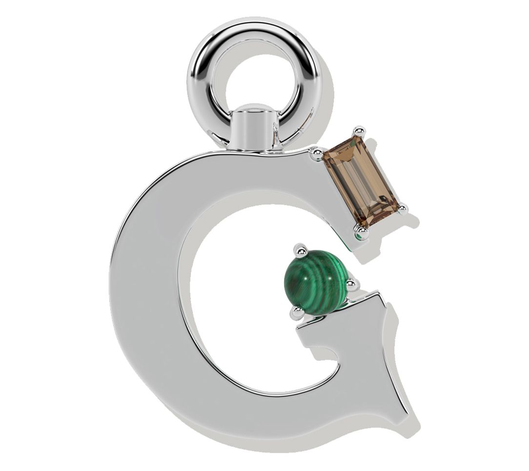ONI Fine Jewelry Sterling Silver Amare Letter Charm