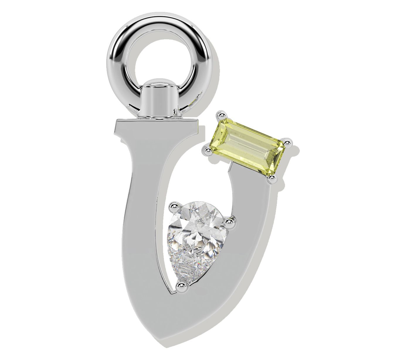 ONI Fine Jewelry Sterling Silver Amare Letter Charm