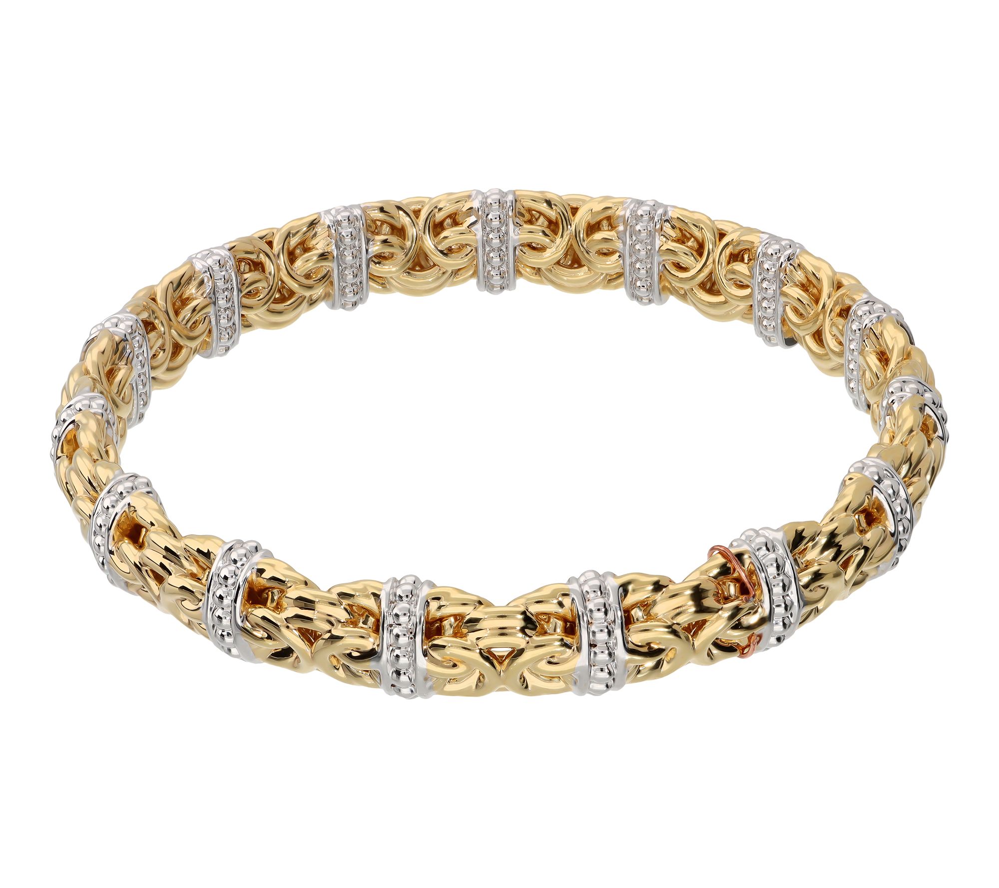  David Markstein Byzantine Bangle, 14K Gold OverResin