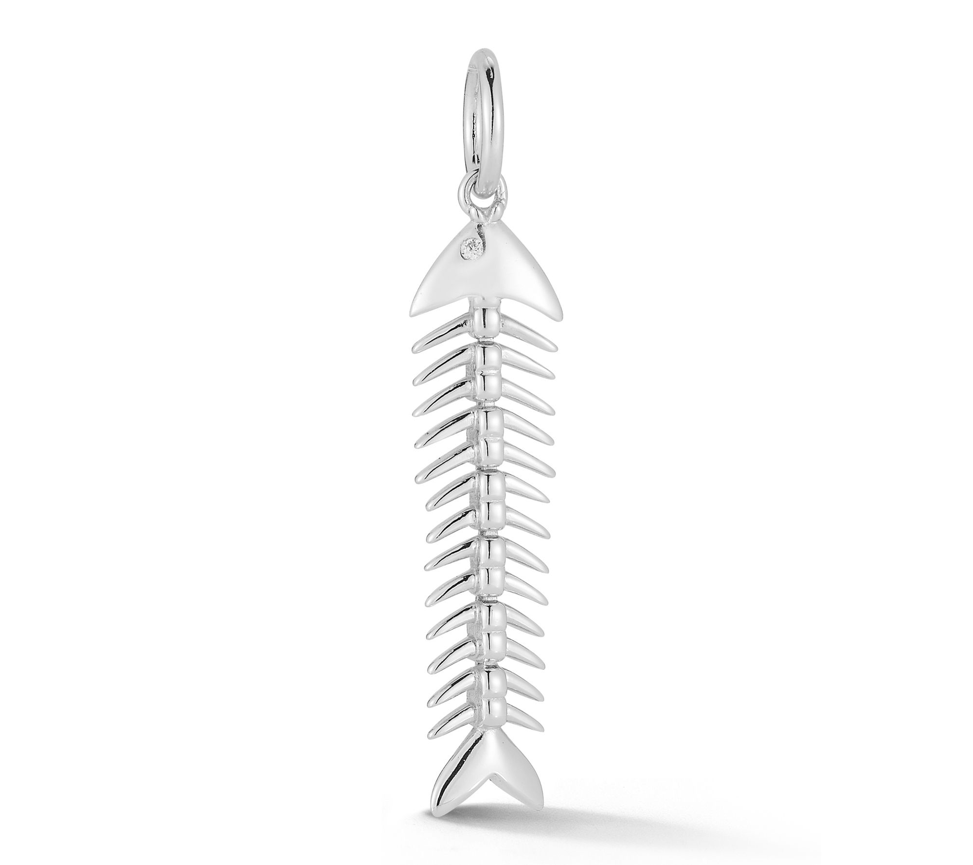 Sterlina Silver Fishbone Pendant, Sterling
