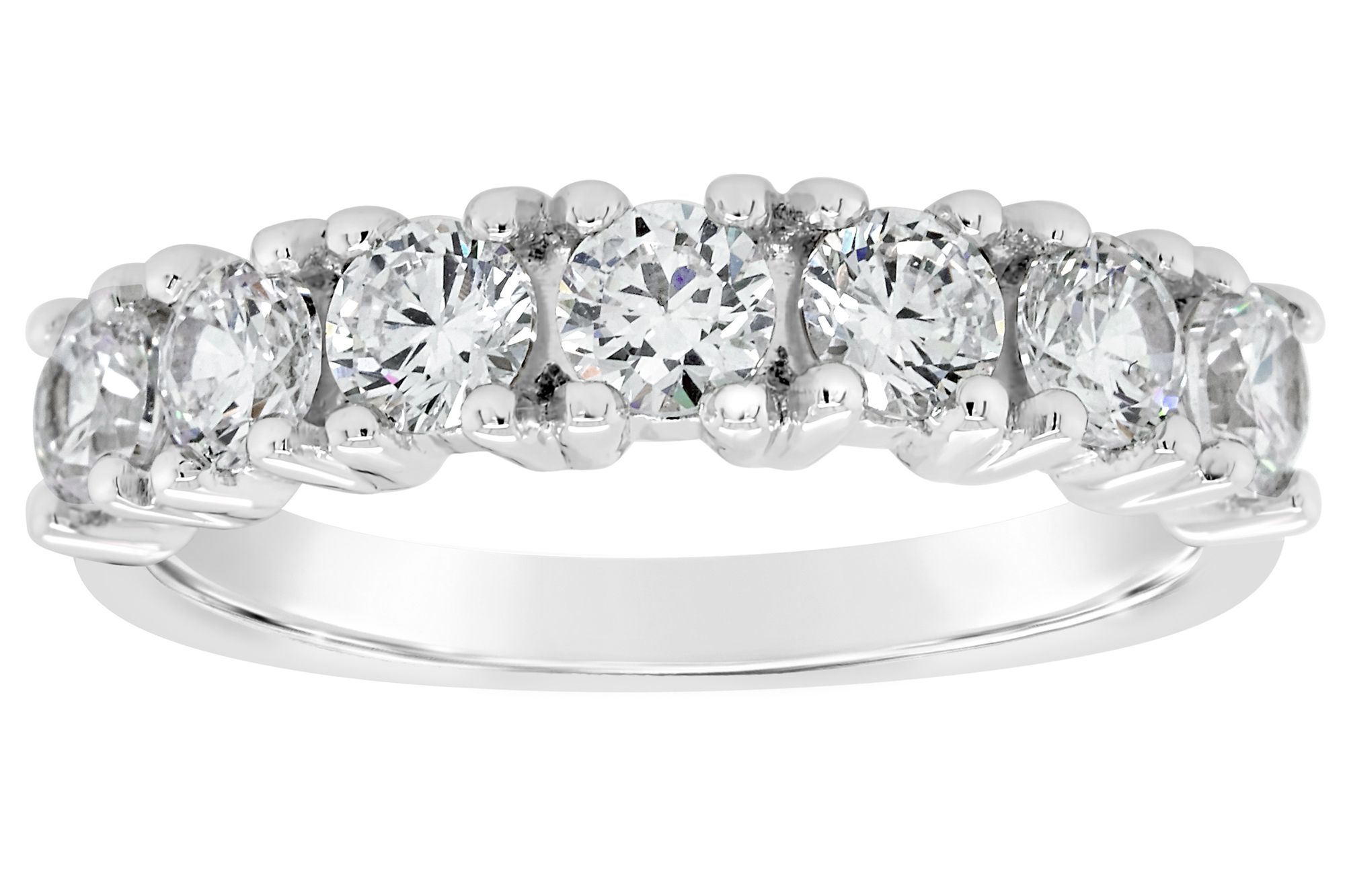 Affinity 14K Gold 9/10 cttw Prong-Set Diamond Band Ring