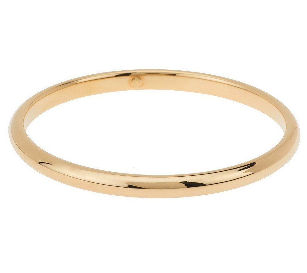Clear Resin Covered Gold Tone 1½" Wide Bangle Bracelet