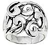 Hagit Sterling Silver Openwork Ribbon Ring