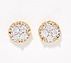 Affinity Diamonds 1.00ct Cluster Studs, 14K Yellow Gold
