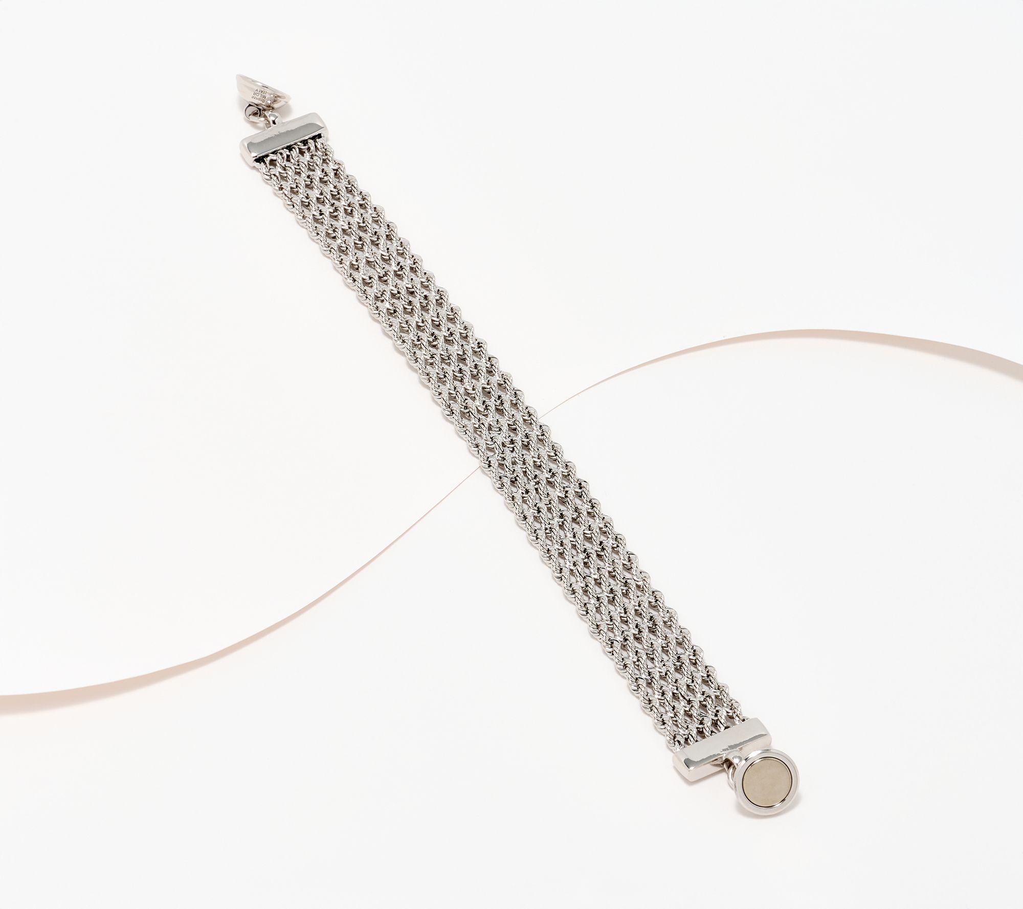 David Markstein Bronze Multi- Strand Rope Bracelet with Magnetic Clasp