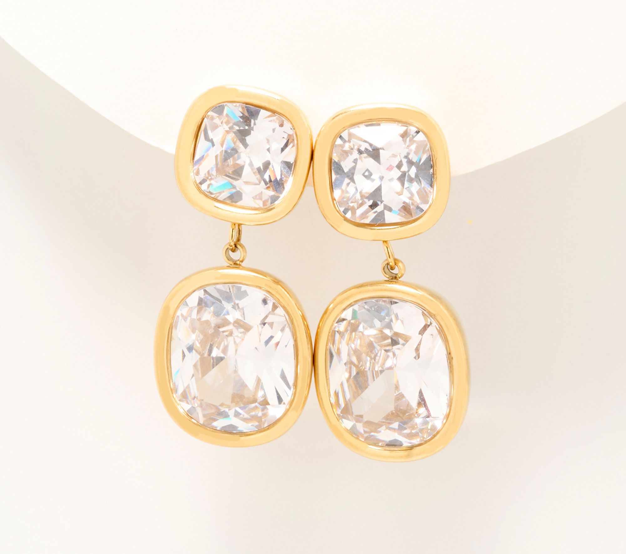  Steel by Diamonique Drop Dangle Earring