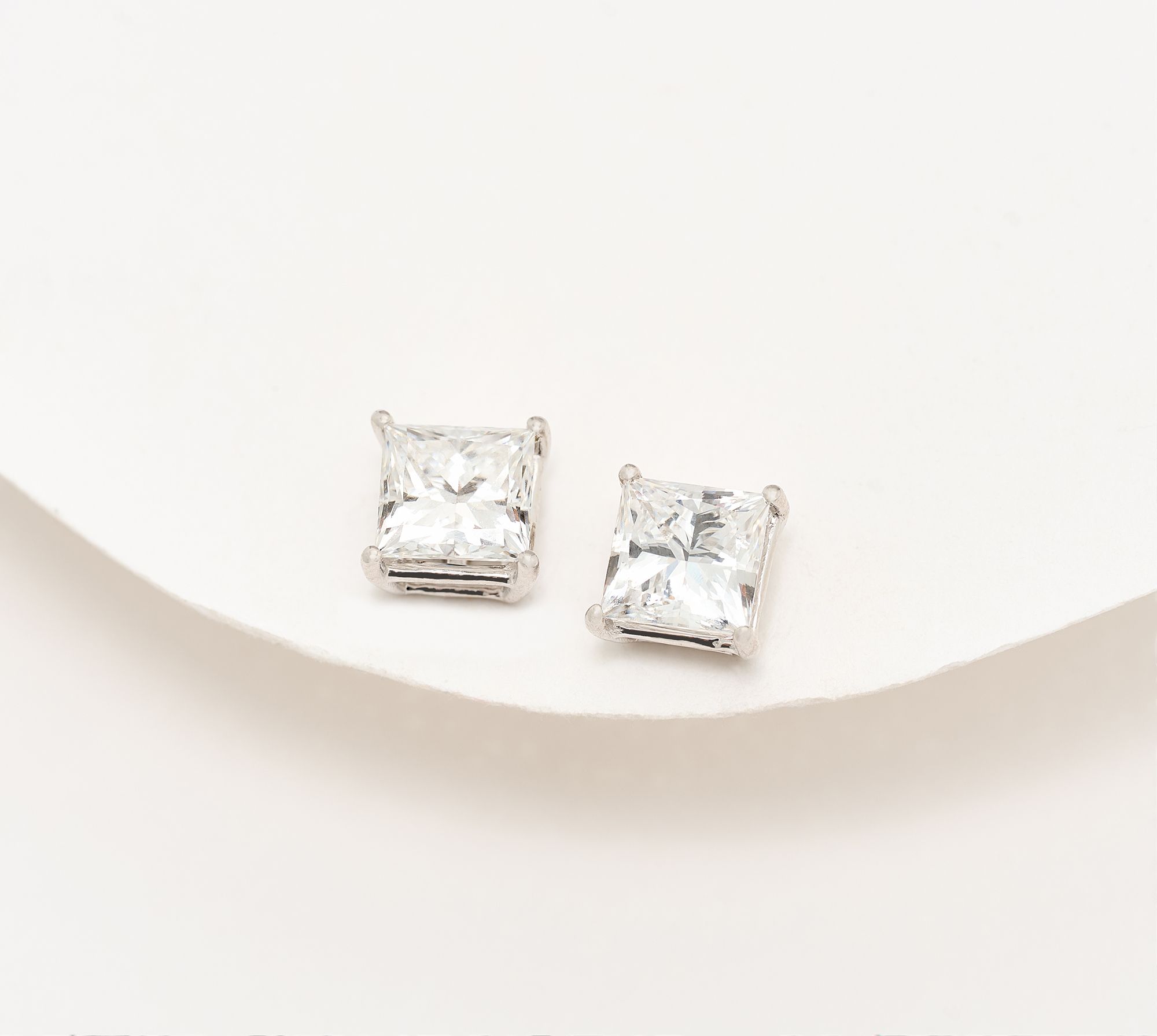  Fire Light Lab Grown Diamonds 2 cttw Princess Cut Earring, 14K