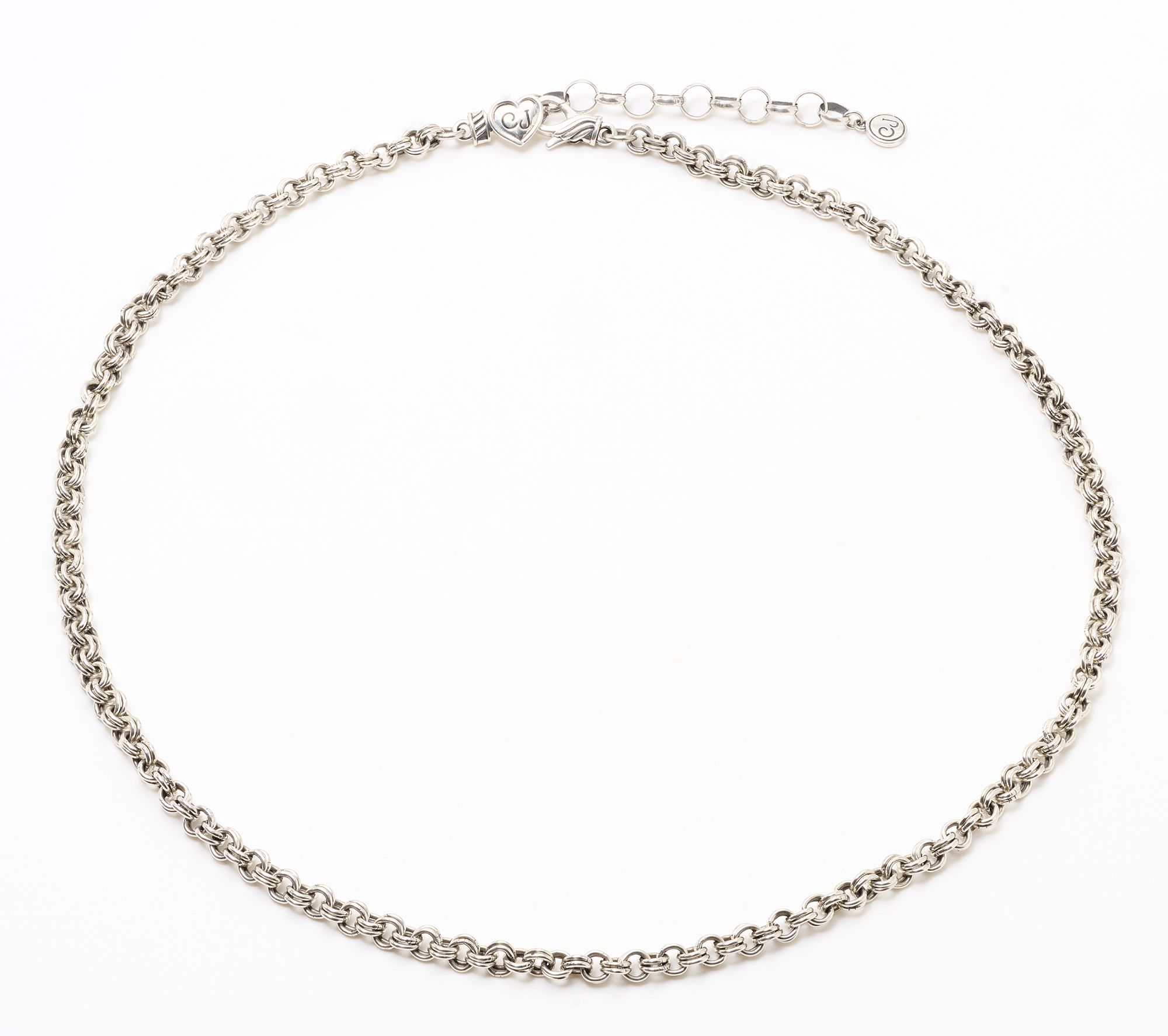 Christian James by Scott Grimes Sterling 18" Rolo Link Chain Necklace, 19.0g