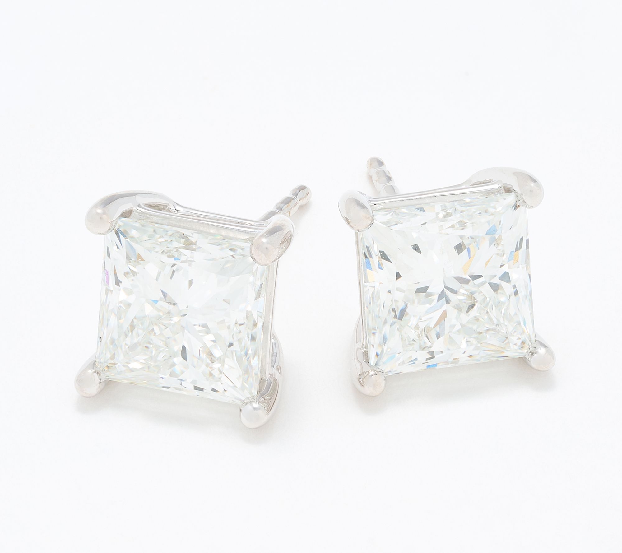 Fire Light Lab Grown Diamonds 5.00 cttw Studs, 14K White Gold