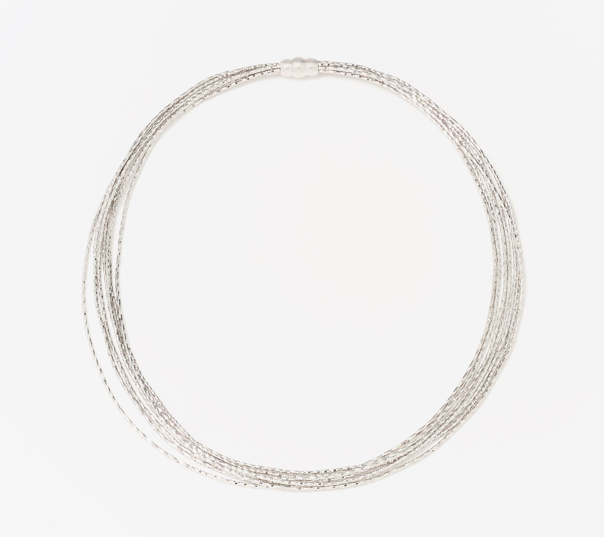 "As Is" David Markstein Bronze 7-Strand Omega Necklace