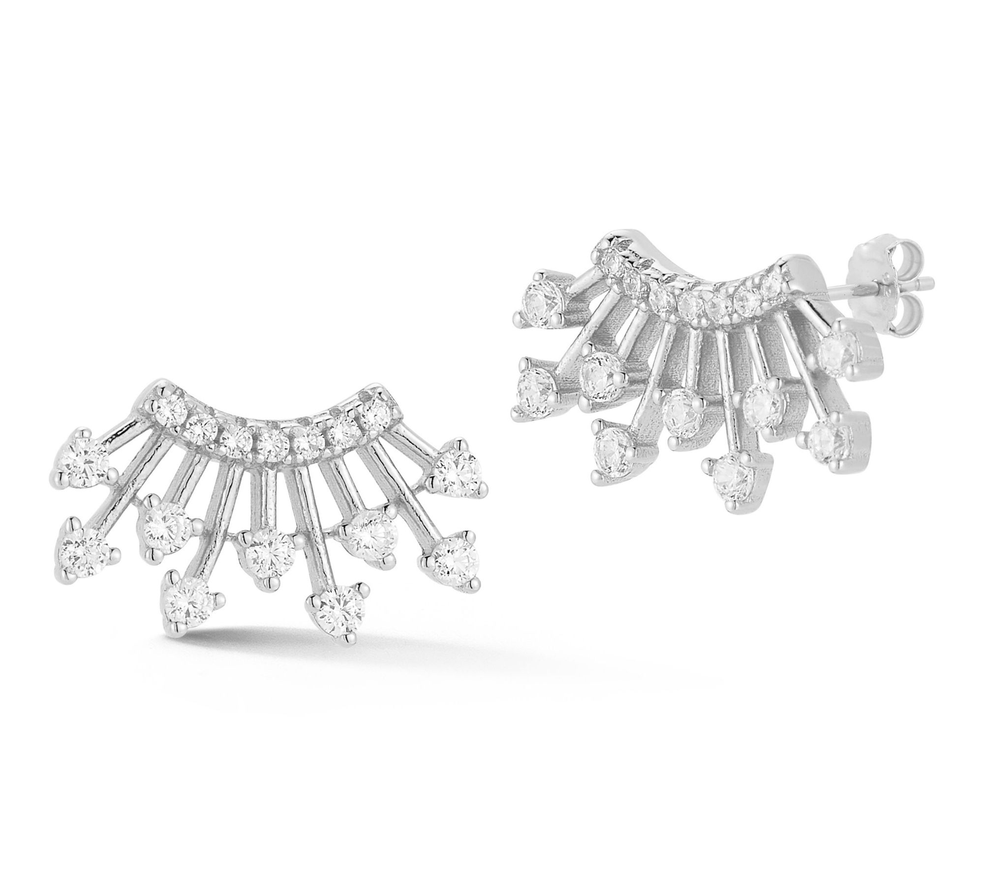 Rachel Zoe Sunray Stud Earrings, Sterling Silver