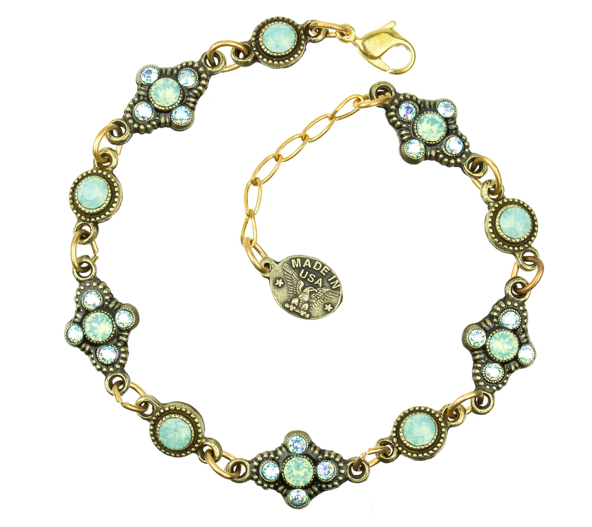 Anne Koplik Pacific Blue Crystal Bracelet