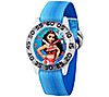 Disney Moana Girl's Blue Nylon Strap Watch