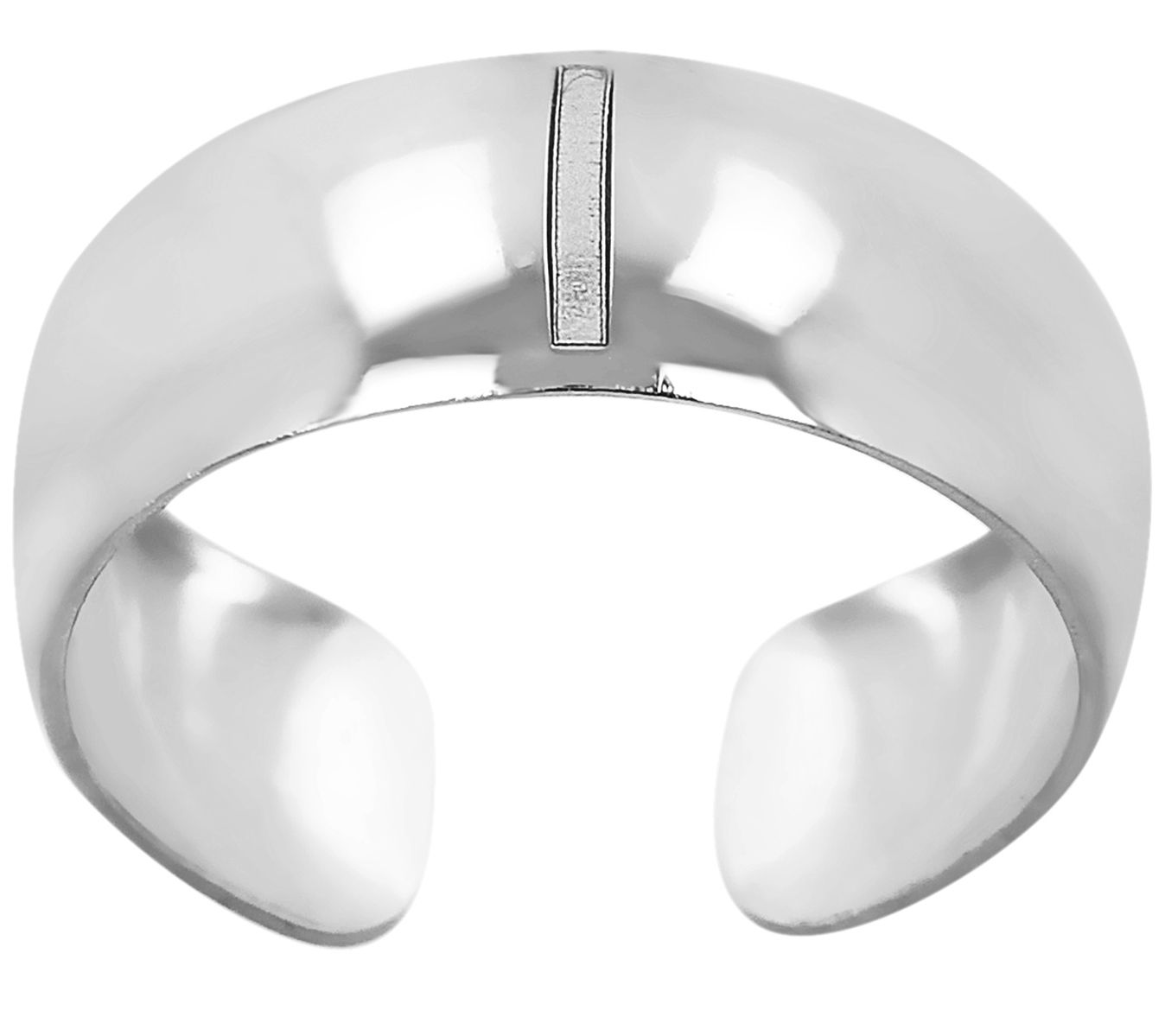 Italian Silver Adjustable Initial Toe Ring