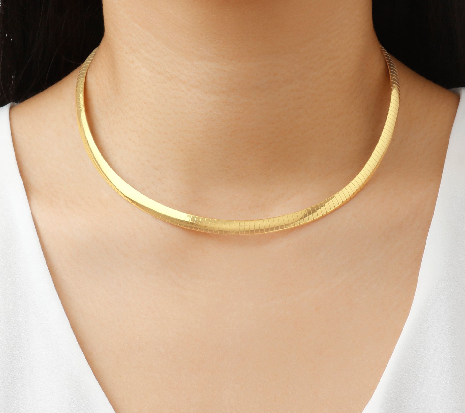 18k omega necklace