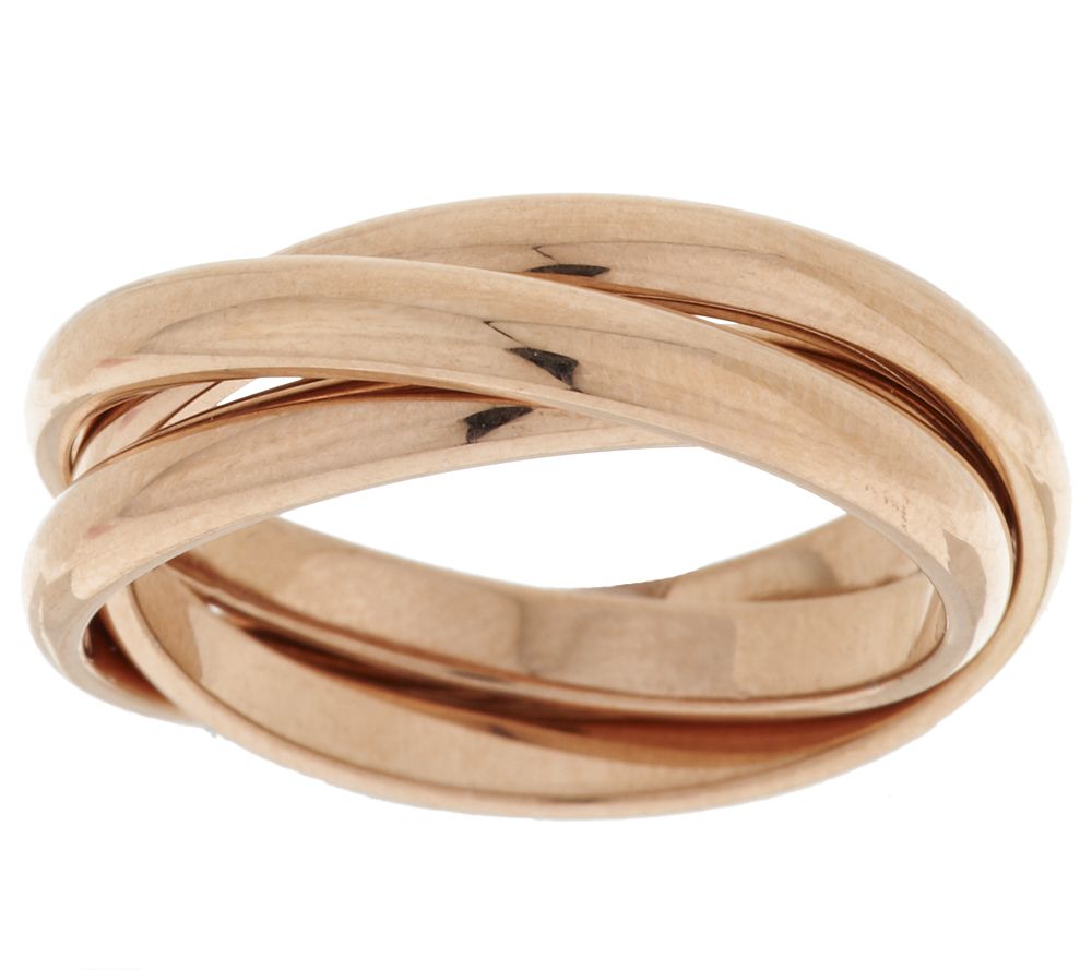 Stainless Steel Polished Rolling Rings - QVC.com