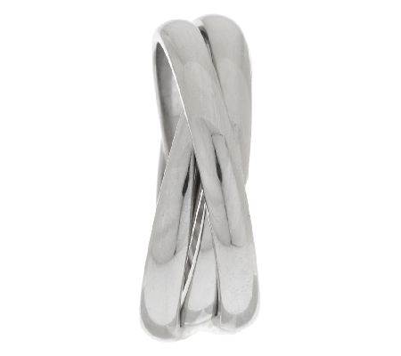 Stainless Steel Polished Rolling Rings - QVC.com