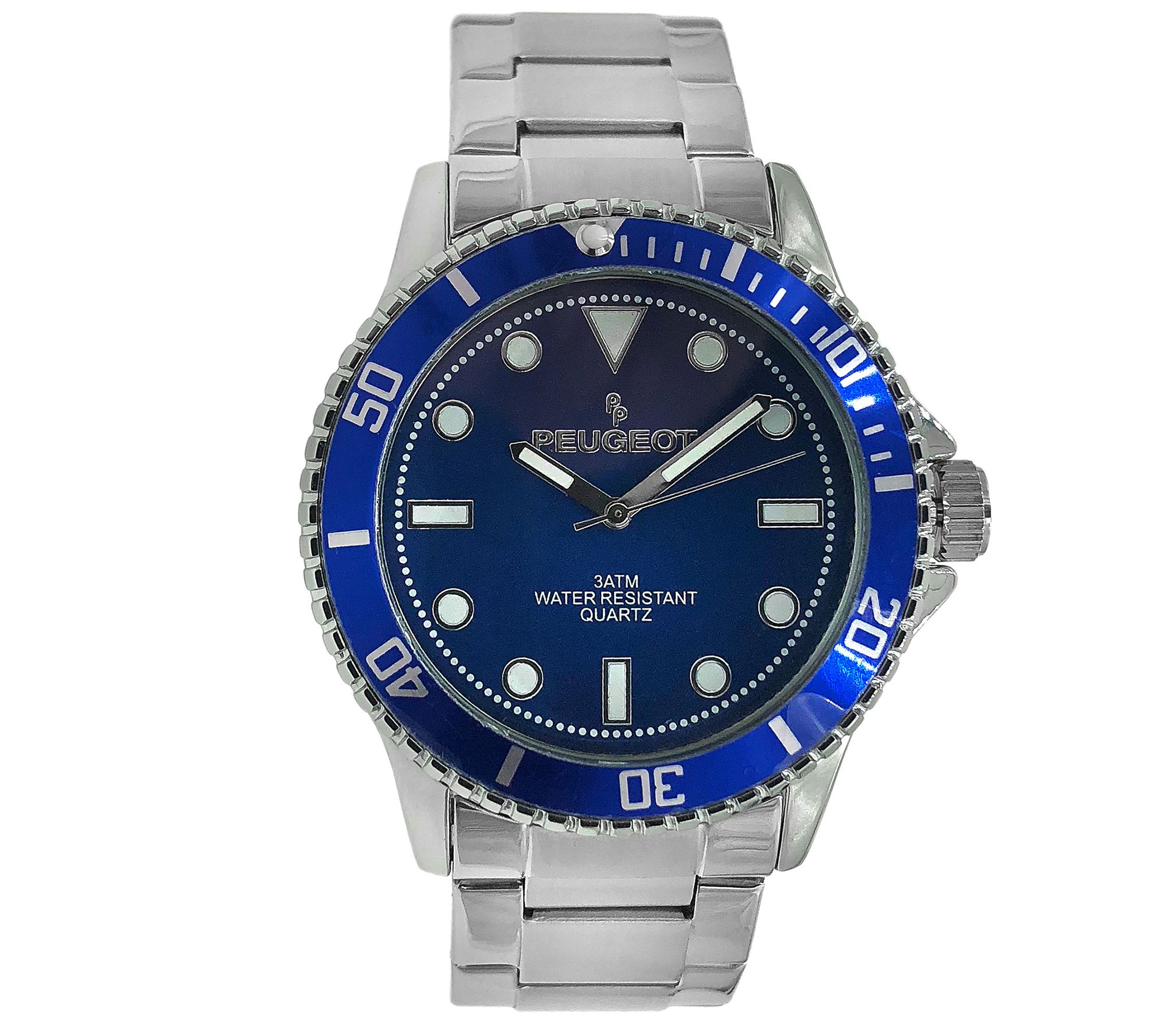 Peugeot Men's Stainless Steel Bracelet Watch