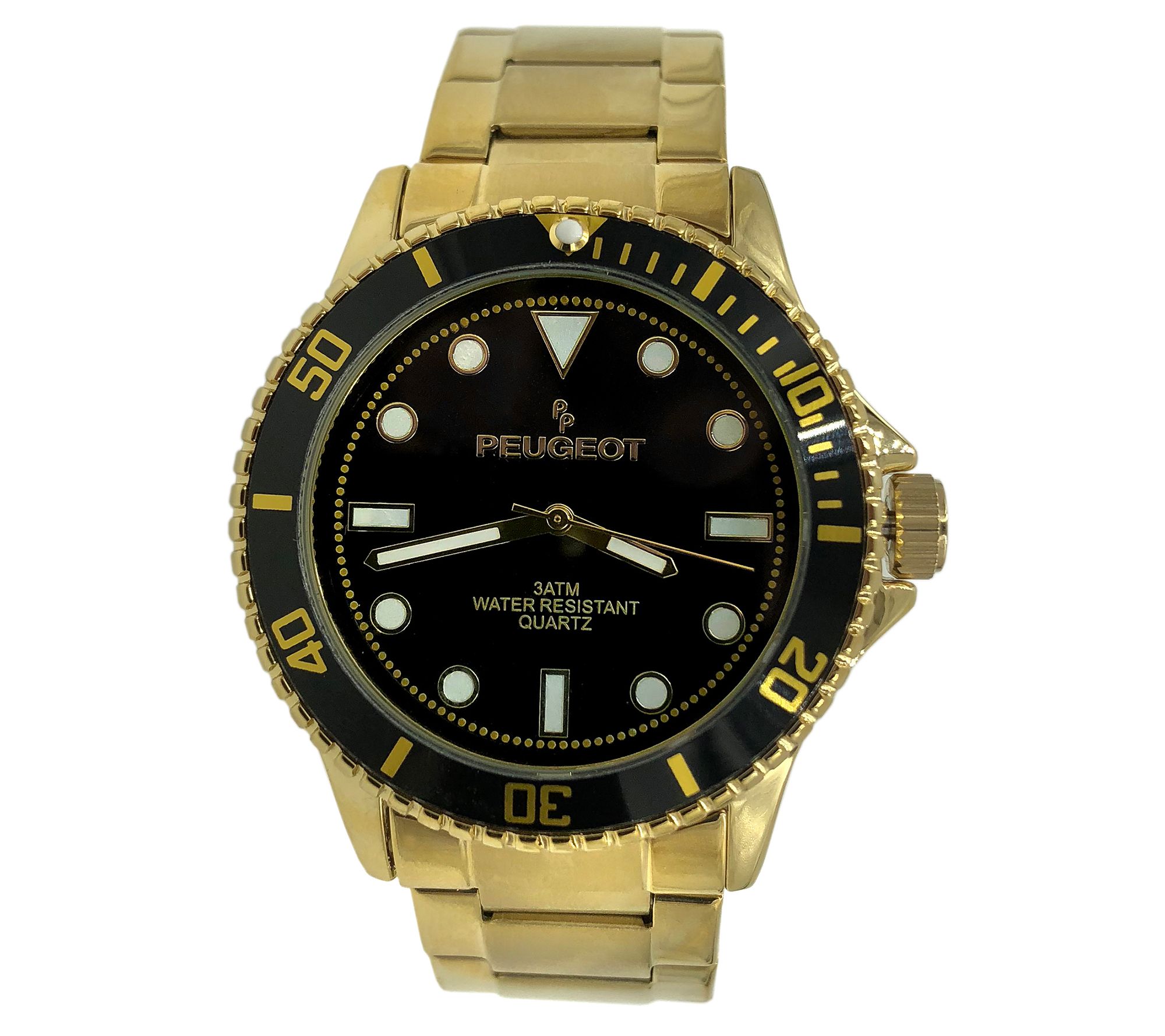 Peugeot Men's Stainless Steel Bracelet Watch