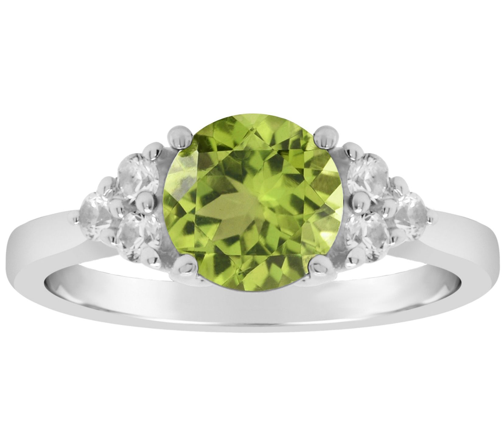 Affinity Gems Round Gemstone or Cultured PearlRing, Sterling