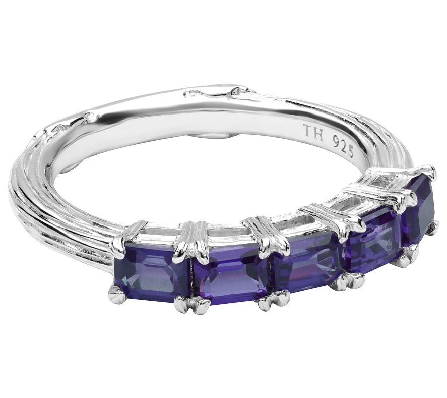 Ariva Sterling Silver Iolite Ring