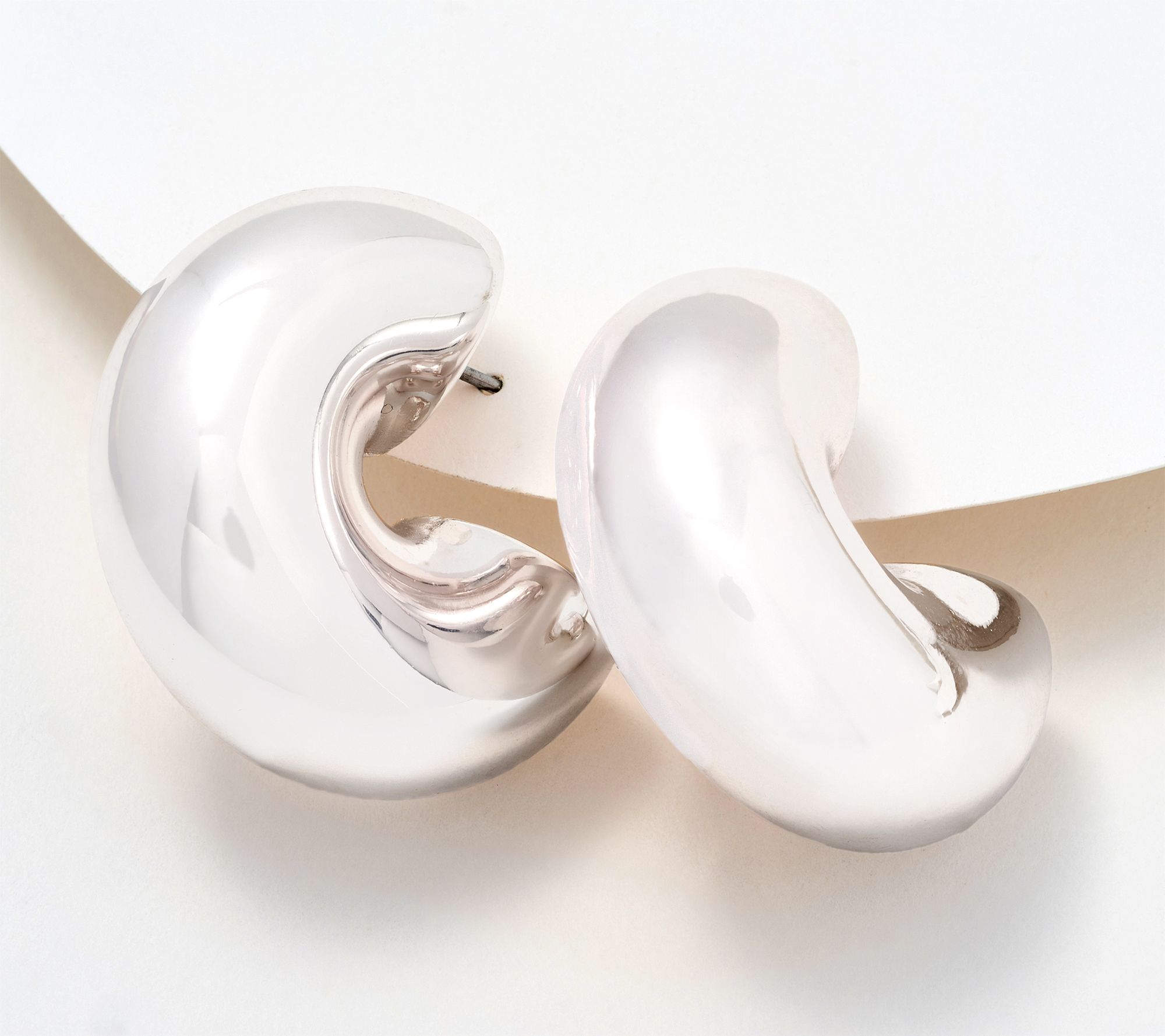 Joan Rivers Polished Sophisticate Hoop Earring