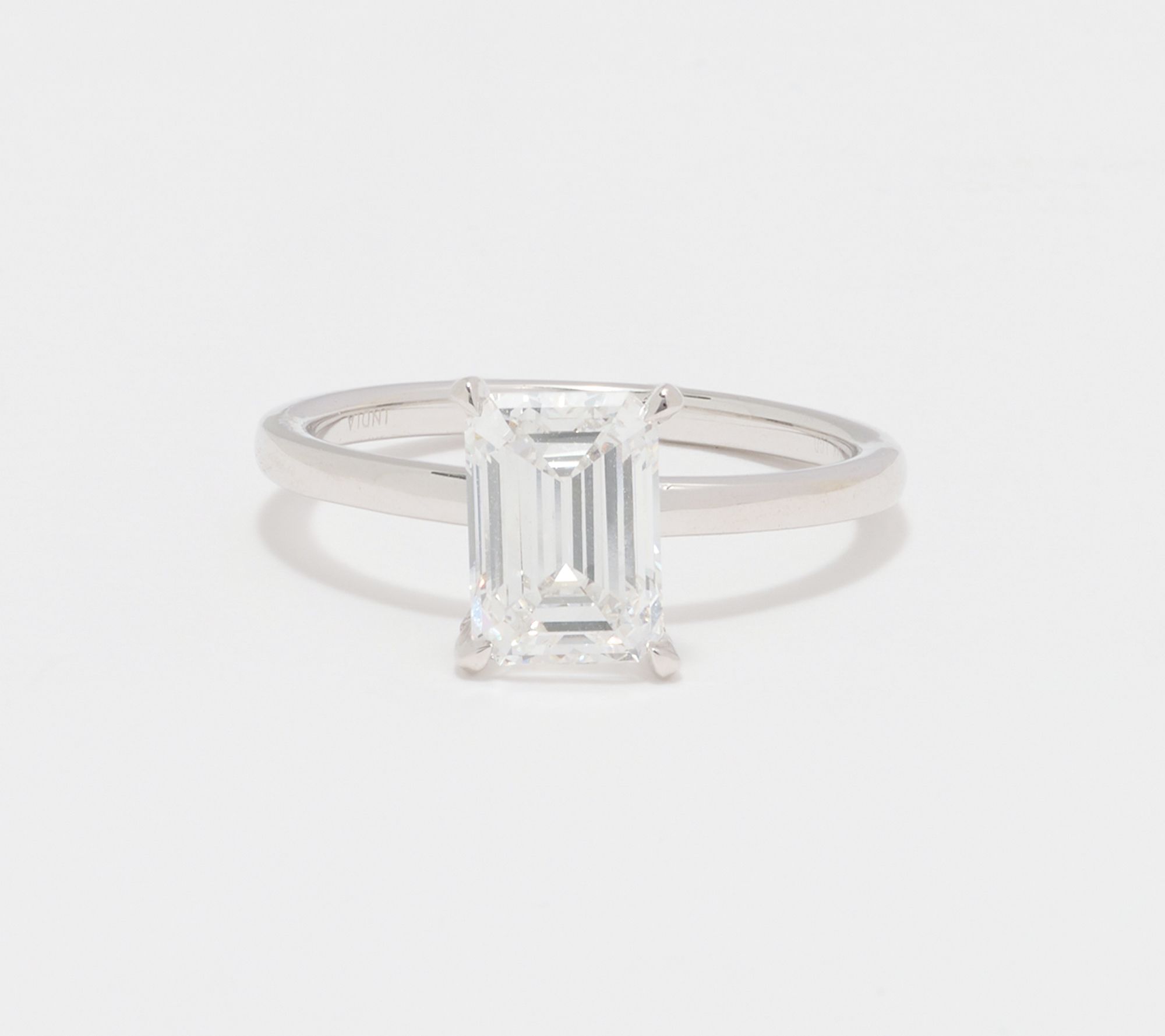 Fire Light Lab Grown Diamond Hidden Halo 2.00 cttw Ring, 14K White
