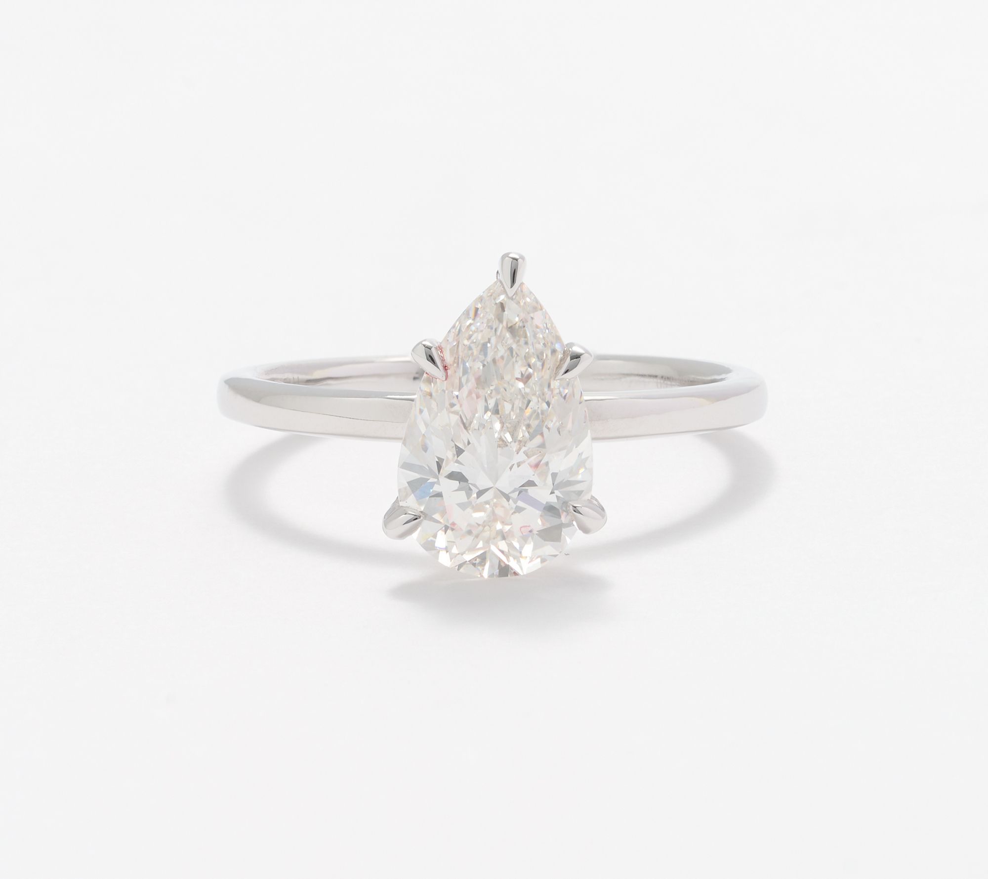 Fire Light Lab Grown Diamond Hidden Halo 2.00 cttw Ring, 14K White