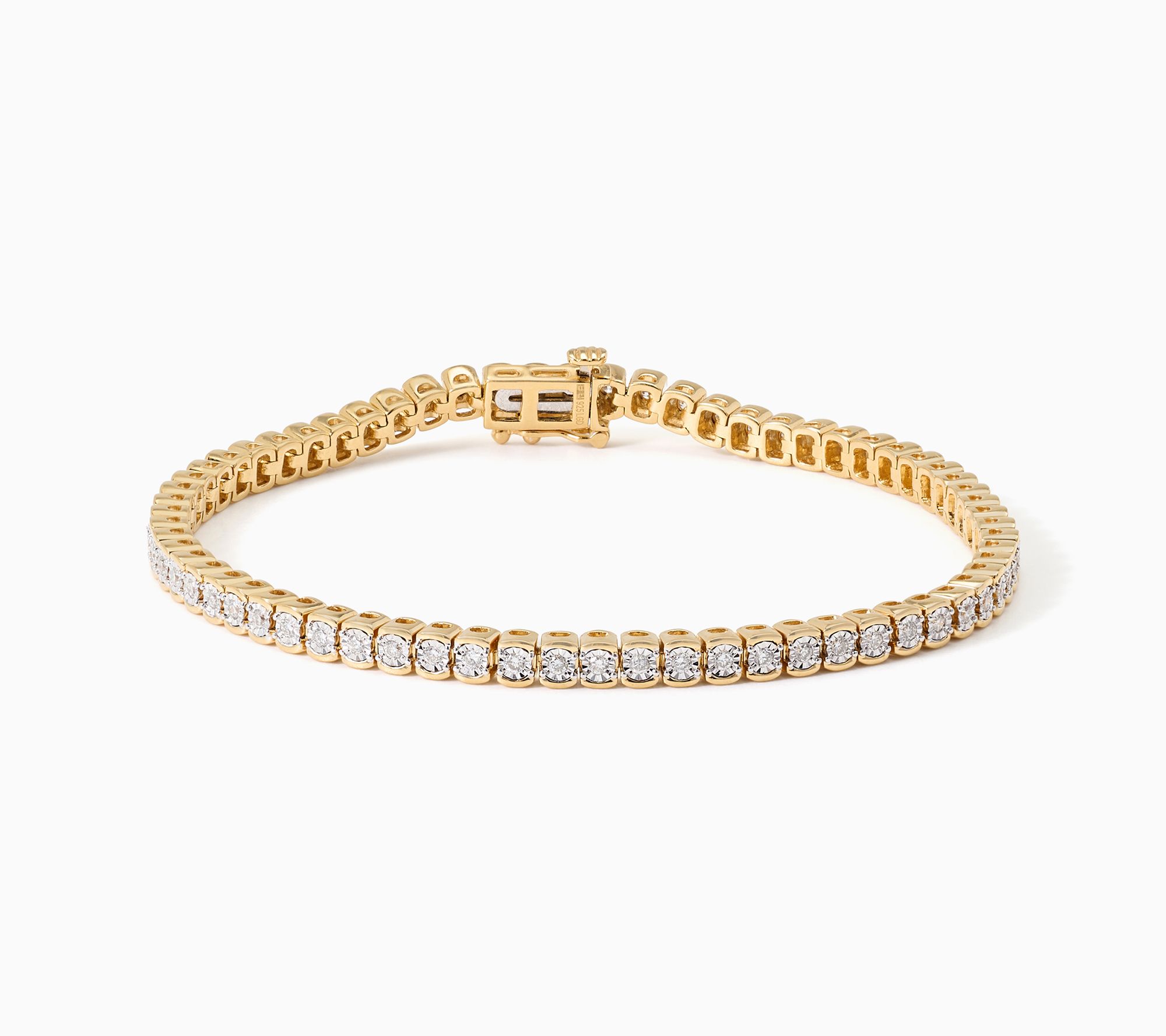 Effy Sterling Silver Lab Grown Diamond Bracelet