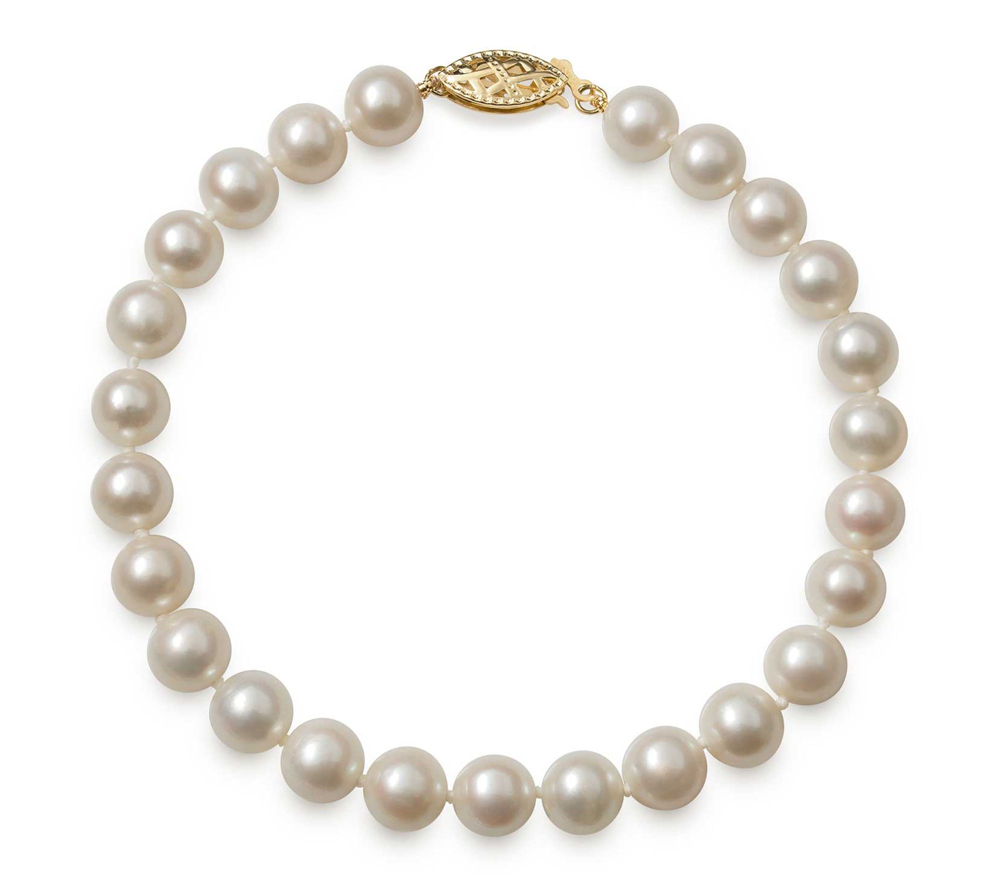 Amour De Pearl 6-7mm Cultured Pearl Bracelet, 14K Gold