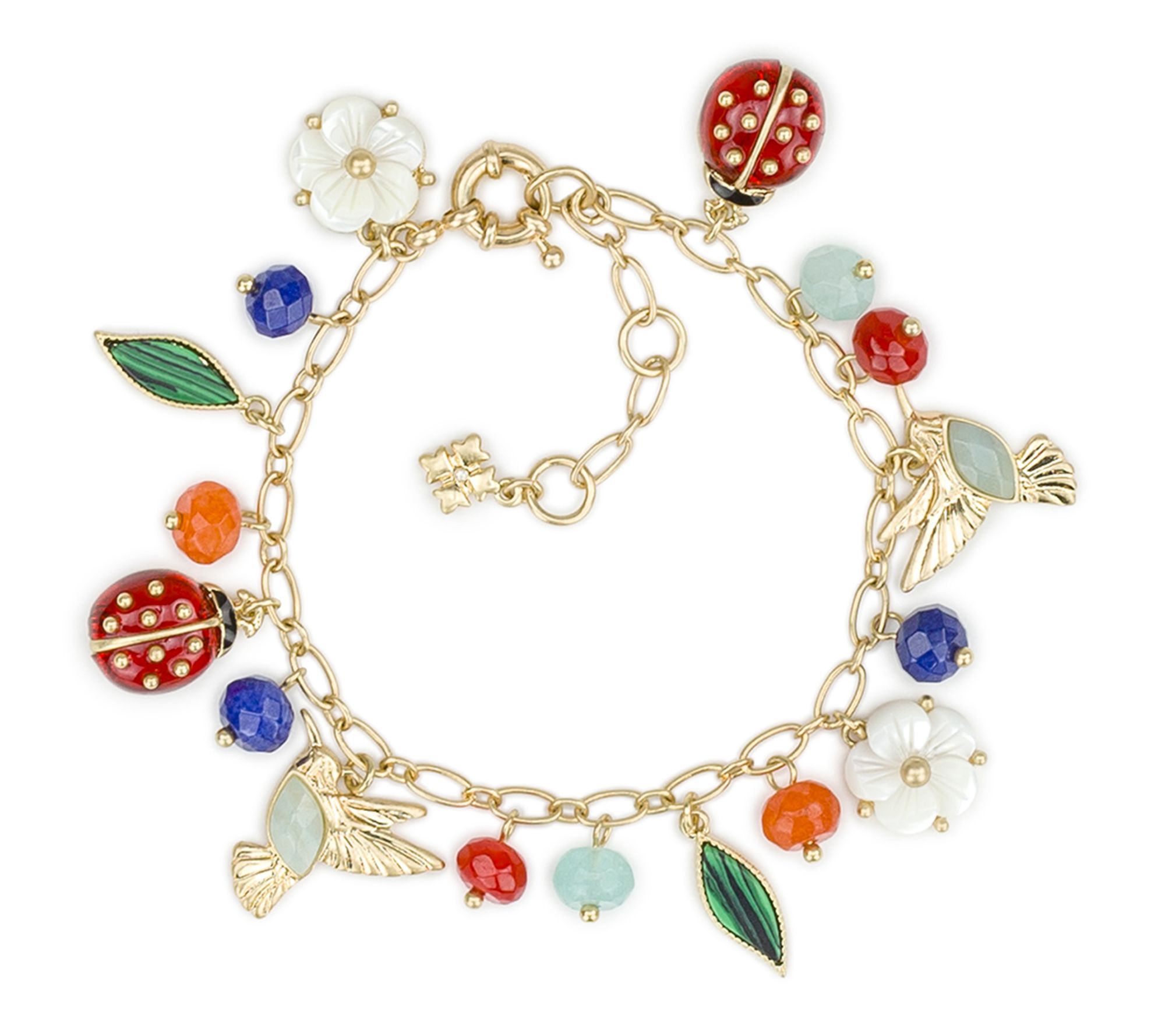  Patricia Nash Mini Charm Bracelet - Ladybug Collection