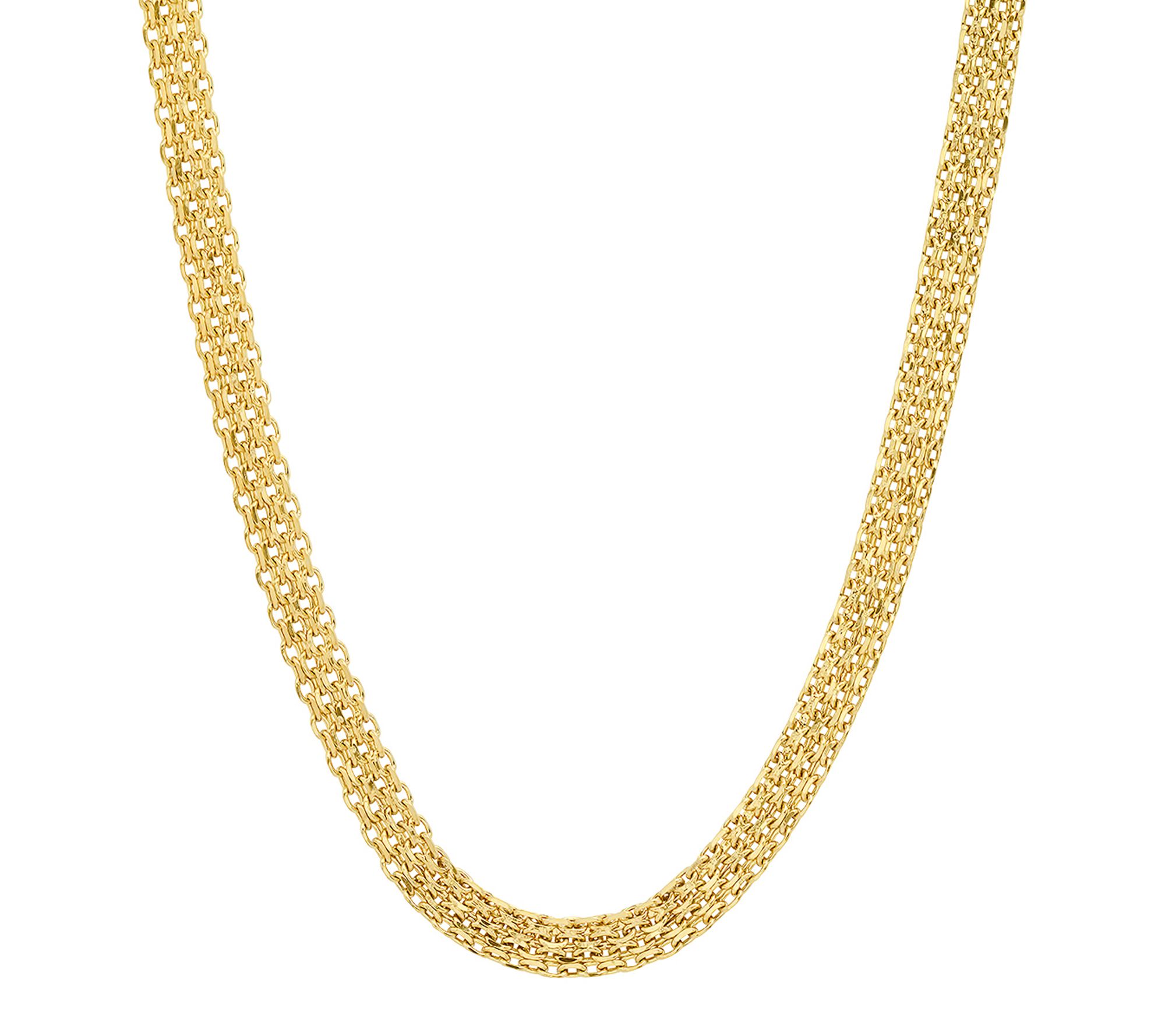 Steel By Design Mesh Chain Necklace