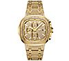 JBW Men's Heist 1/7 cttw Diamond 18K Gold-Plated Watch