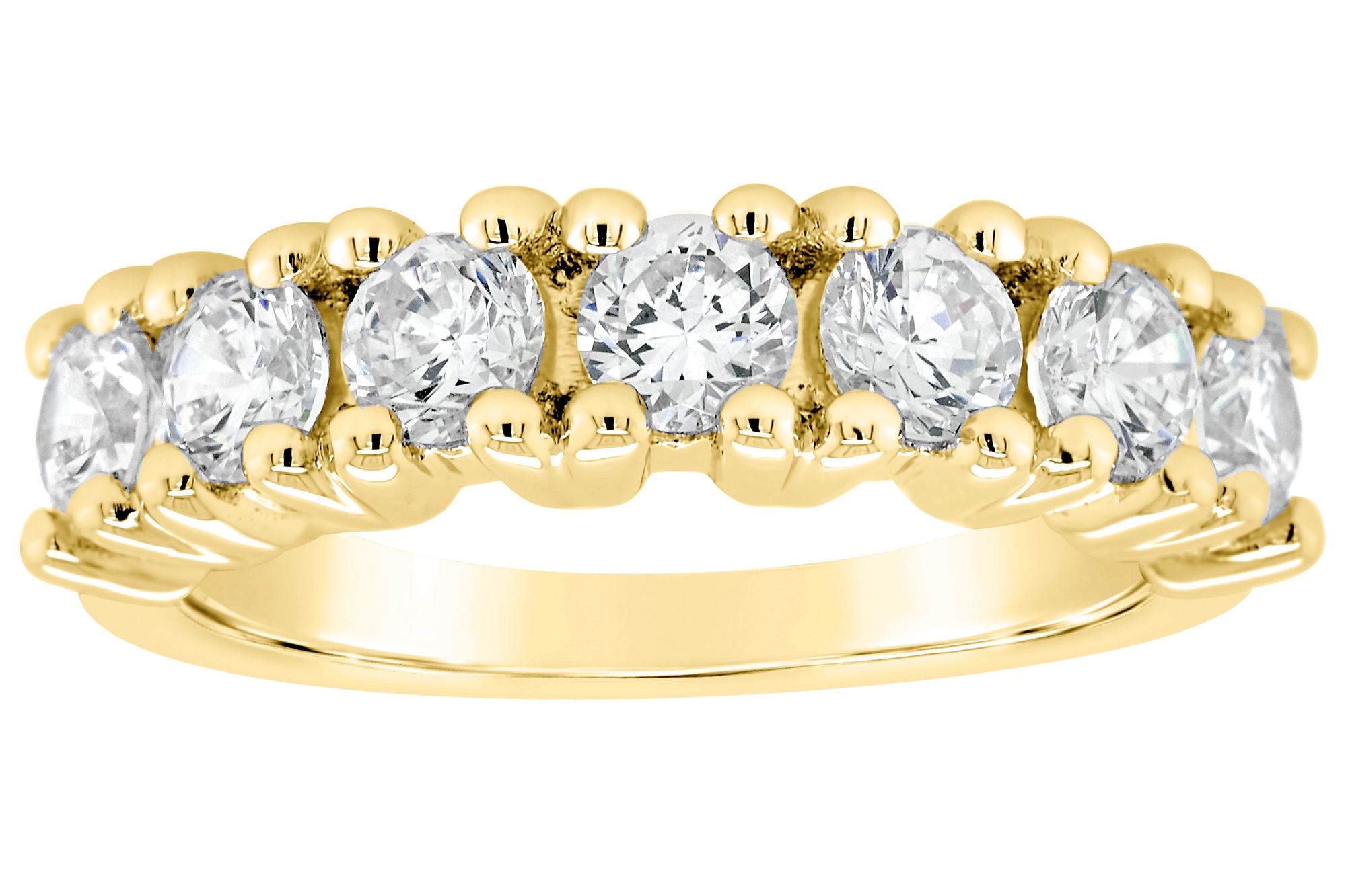 Affinity 14K Gold 1.35 cttw Prong-Set Diamond Band Ring