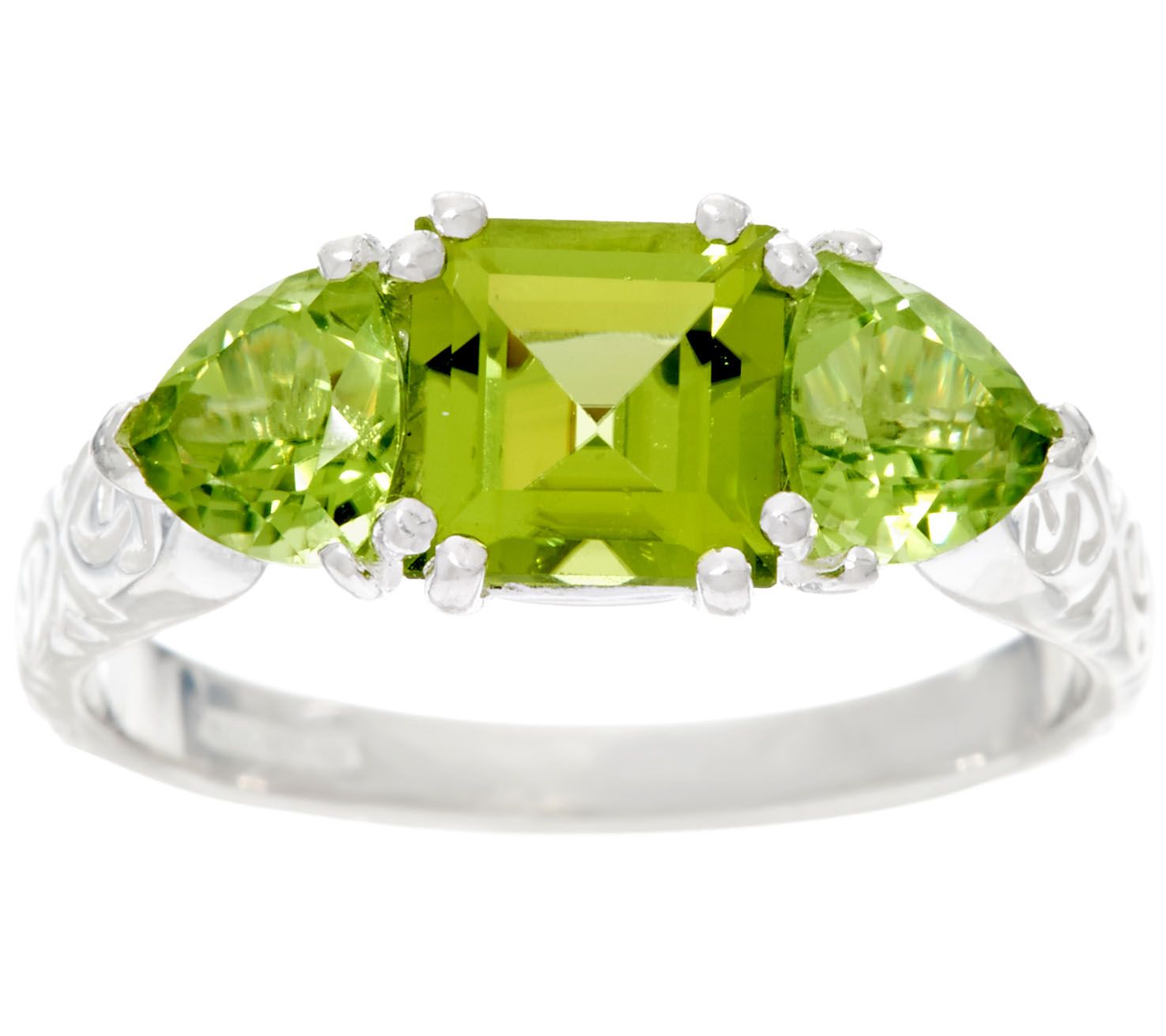 "As Is" JMH Jewellery Sterling Silver and Gemstone Celtic Ring