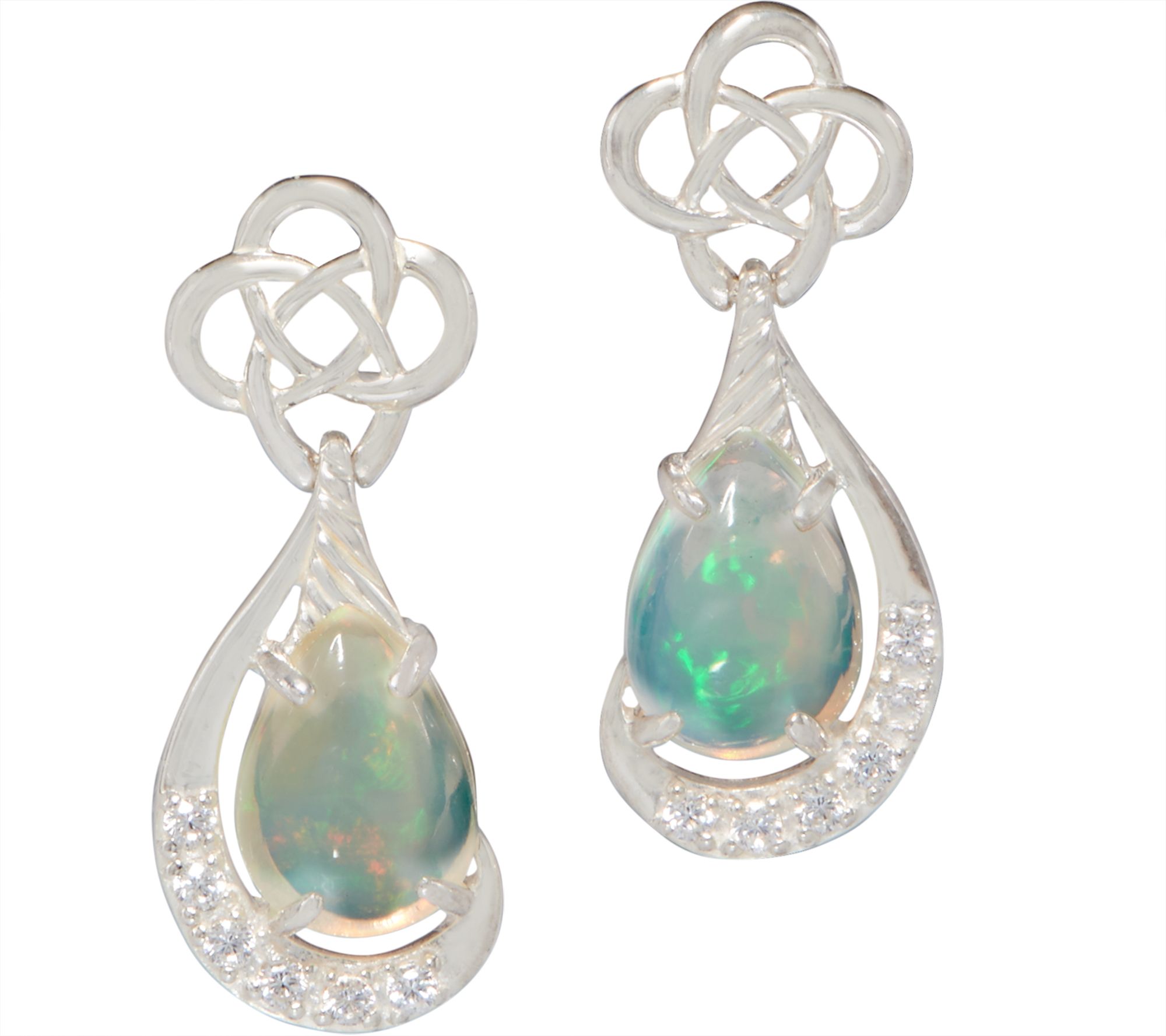 Qvc sale opal earrings