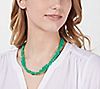 "As Is"Affinity Gems Faceted BeadedNecklace, 175.00 cttw, Sterling Silver, 1 of 1