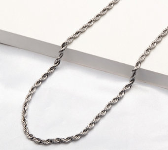 24" Chisel Stainless Steel 2.0mm Polished Box Chain Necklace 18" 