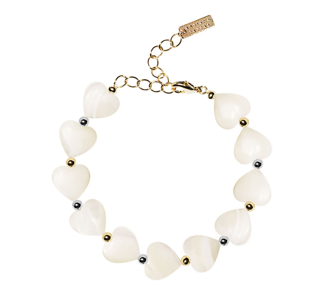 Adriana Pappas Designs Mother of Pearl Sweetheart Bracelet