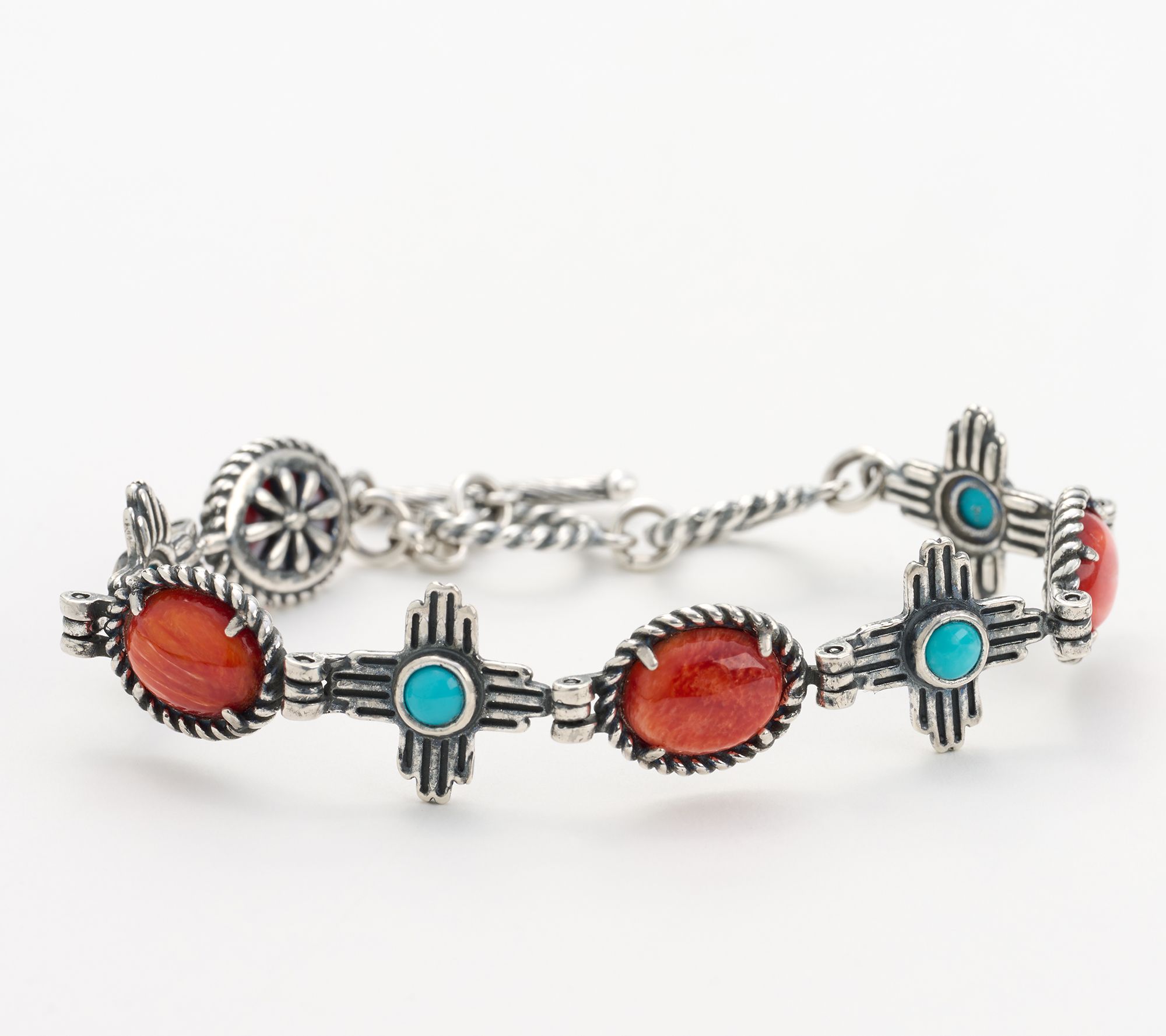 As Is American West Sterling Reversible ToggleBracelet