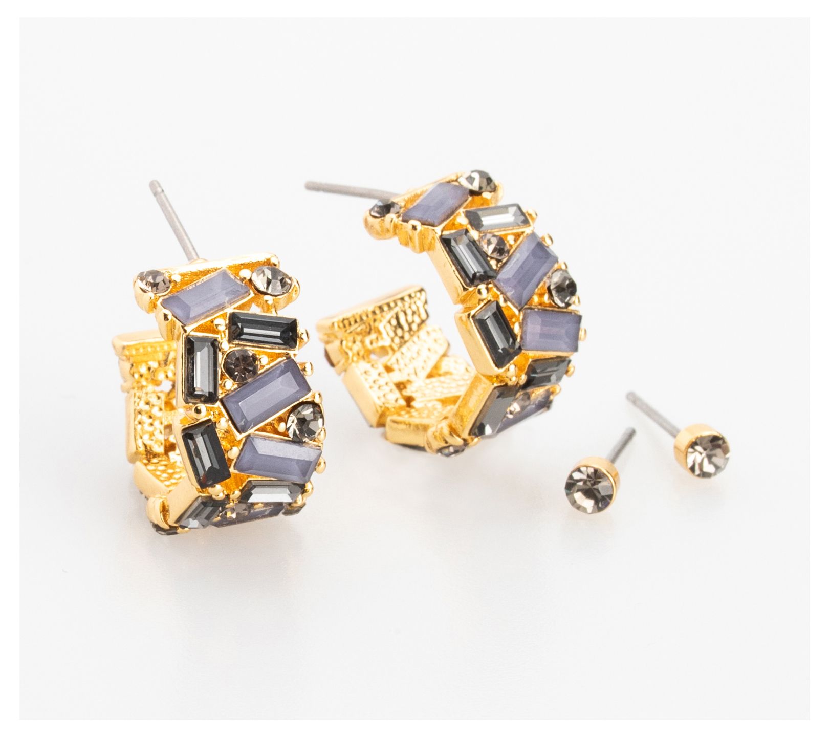 Violet & Brooks Glam Hoop Earring Duet