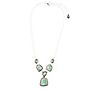 Barse Artisan Crafted Sedona CompoisteTurquoisee Necklace, SS, 1 of 2